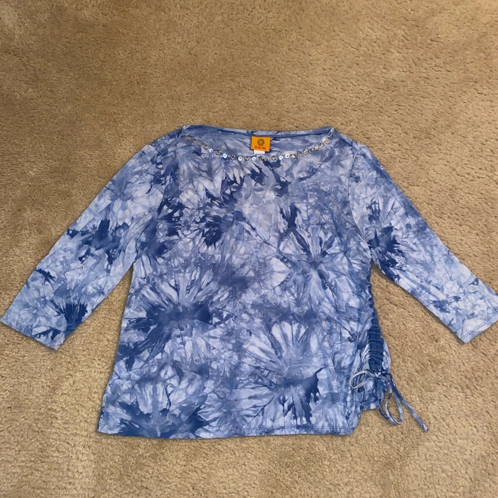🩵💙Ruby Rd Side Tie Top💙🩵 - Picture 6 of 8